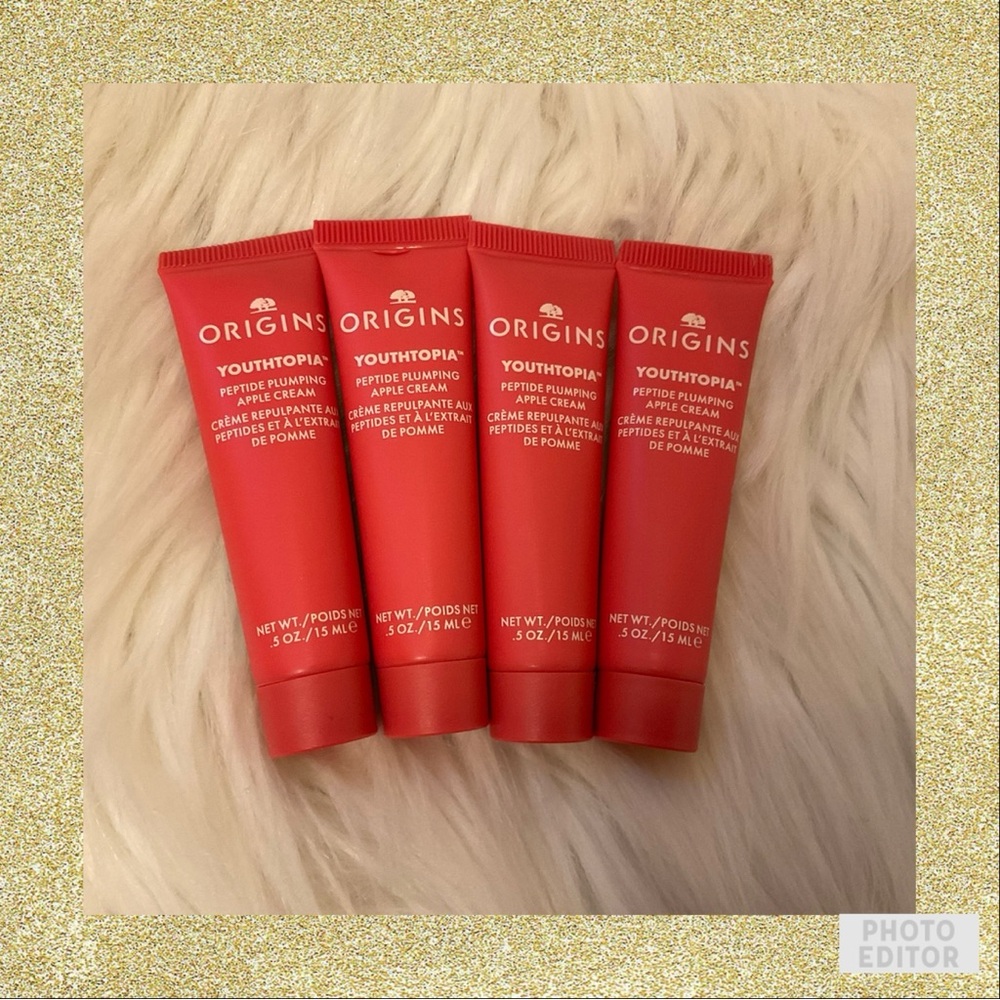 Origins Youthtopia Peptide Plumping Apple Cream - New x4 Mini